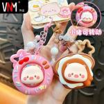 Fashionable Cute Animal Keychain Backpack Hanging Corrosion Proof Deco