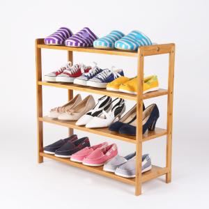 Wholesale Modern Stackable Bamboo Shoe Rack Home Entryway Hallway Furniture from china suppliers