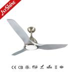 OEM 52 Inch 220v Dimmable LED Plastic Ceiling Fan Custom Logo