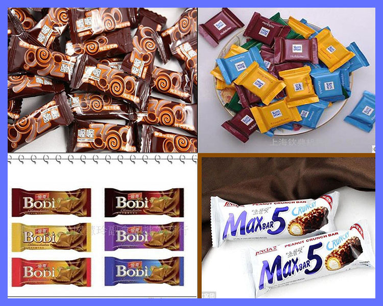 Automatic china wrapping packing machine for chocolate
