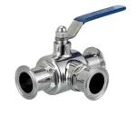 High Mounting Pad Stainless Steel Ball Valve Three Way Floating ISO 5211