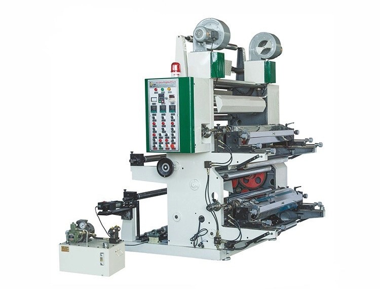 HJ 4 Colour 800mm Non Woven Printing Machine for PE, PP, Cellophane, Plastic Film & Woven Bags，