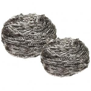 China Kitchen and Pot Cleaning Metal Stainless Steel Wire Scourer Stainless Steel Scrubbers stainless steel cleaning pads on sale