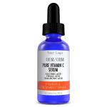 Pure Vitamin C Serum Ferulic Acid Hyaluronic Acid Serum Brightens and Evens Skin