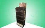 Chocolate Strong Corrugated Display Stand , Shop Retail Display Racks Easy