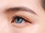 Soft Eco Icy Blue Eye Contact Lenses 14.2mm For Dark Eyes