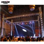 Spigot Type Vertical Lighting Truss Aluminum Dj Truss 300x300mm 400x400mm