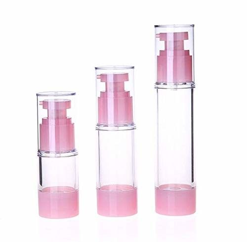 Variety Colors Airless Lotion Bottles Pink Blue White Cosmetic Pump Bottles