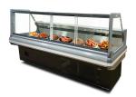 Two Side Open Thickened Glass Sliding Door Deli Food Refrigerator With Stainless