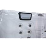 8-Person 600-Gallon Capacity Rectangular Acrylic Hot Tub With 73 Jets And 16 Air