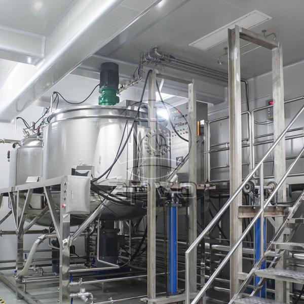Industrial Syrup Manufacturing Machine Stainless Steel Heating Mixer Tank For