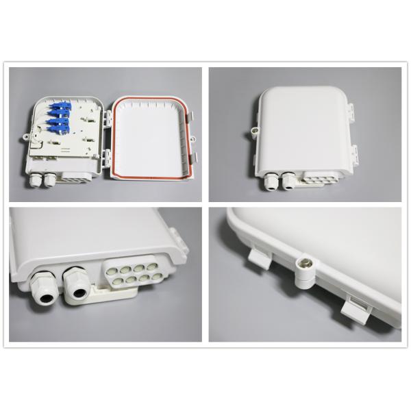 Networks FTTH Distribution Box SC 8 Port Waterproof , Fiber Termination Box
