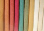 Knitted Plain Sofa Fabric ISO9001 Faux Linen Fabric Polyester