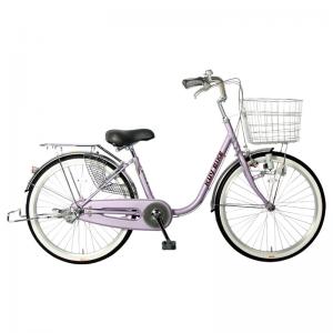 China Purple / Beige / Light Green Vintage Single Speed Ladies Bike 22/24 Inch on sale