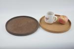 Dia 6in To 16in Round Cork Trays Antimicrobial Slip Resistant