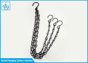 Wholesale S Shape Hook Chain Hanging Kit , Steel Plant Hanging Kit 12kg Bearing Load from china suppliers