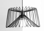 Bedroom Retro Metal Wire Cage Shape 38*20cm Modern Pendant Light