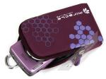 Custom Purple / Black Functional Soft Polyester Slim Digital Camera Bag
