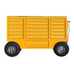 Powder Coat Steel Finish Assembly Mechanics Tool Cart Hand Truck Trolley with