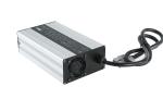 MCU Controlled Motorcycle Battery Charger 60v 72v Output in Dual Black/Silver