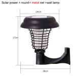 Outdoor Solar Anti-Mosquito Lamp Two Lawn Lights With Purple And White Light