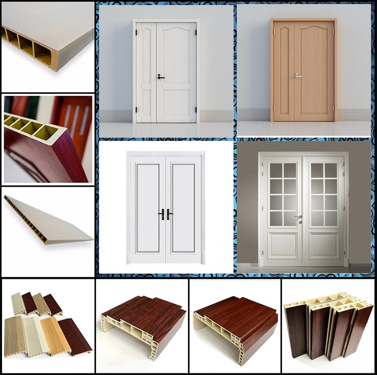 Unequal Internal WPC Double Doors Residential Apartment Use