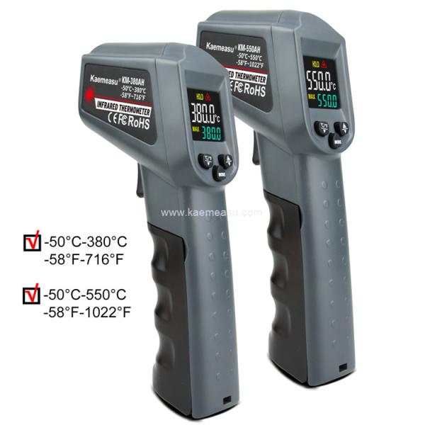 Kaemeasu CE Emissivity Adjustable Industrial Infrared Thermometer For High