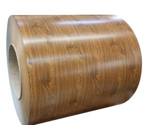 Wholesale 1.2mm PVDF Wood Grain Aluminium Coil 3003H24 Printech Color Coil 50-Year Warranty Printech Color Coated Coil from china suppliers