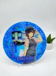 Silk Screen Acrylic Figure Anime With Stainless Steel Stents ODM Available