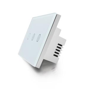 Wholesale Touch Panel 3 Gang 2 Way Smart Light Switch For LED Incandescent Bulbs from china suppliers
