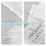 HANGER HOOK BAGS,GARMENT BOTTON CLOSURE BAGS, EVA FROST DRAWSTRING BAGS, VINYL