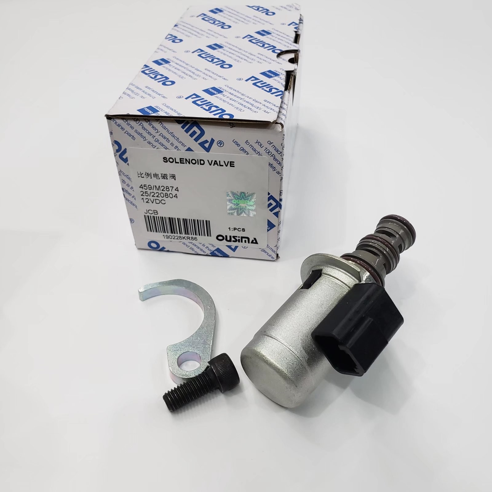 OUSIMA Solenoid Valve Assembly 459/M2874 25/220804 12V For JCB Backhoe Loaders 3cx