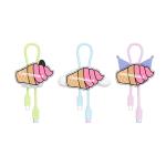 New doll three-dimensional Pacha dog blue data cable cute creative pendant girls