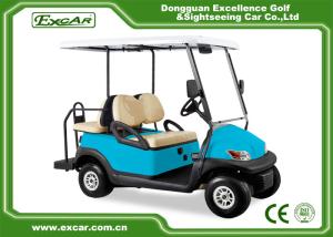 Wholesale EXCAR Trojan Battery Mini Electric Golf Car Unique Accelerator 4 Seater from china suppliers