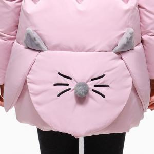 China Kids Clothing Suppliers China Long Coat Winter Latest Outdoor  Detachable cap Children Girls Pink Down Jacket on sale