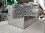 Welded Storage Cabinet Aluminum Truck Side Tool Boxes Lockable For Safety
