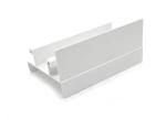Hollow Granite Aluminum Extrusion Curtain Rail Wall Profile For Curtain Glass