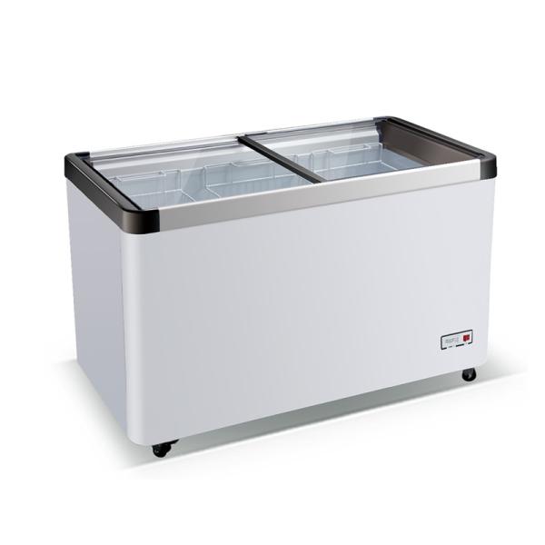 Island Display Freezer Sliding Door Freezer Commercial Refrigerators Combine