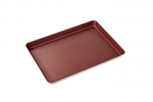 China LFGB Certified Aluminized Steel Baking Pans Cooling Rack Set Bakery Baking Sheet Pans Cooking on sale