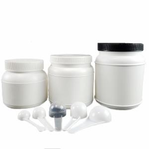 Wholesale Recyclable BPA Free HDPE Plastic Powder Canister Paint Container 850ml from china suppliers