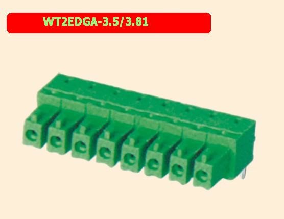 300V Screw Terminal Block Connector 2P-24P 3.5 / 3.81 Mm Pitch Fence Type