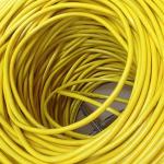 Yellow PVC Ethernet Cable 100MHz 0.51mm Pure Copper 1000FT SFTP CAT5E Cable
