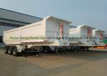Heavy Duty Dumper Semi Trailer Truck for 3 Axles U shape Hydraulic dump Tipper