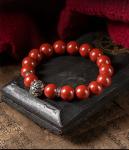 Feng Shui Bracelet For Women Lady Cinnabar Jade Gourd Bracelet Wealth Luck And
