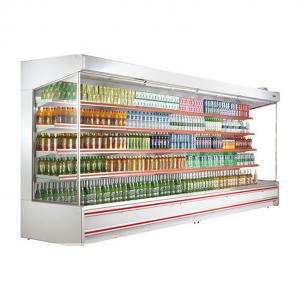 China Stainless Steel Fruit Refrigerated Open Display Chiller on sale