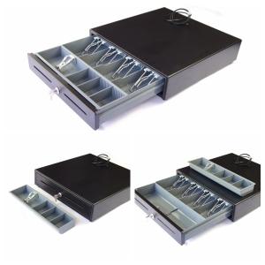 Wholesale Cash Drawer Money Storage Box Plastic Cash Tray two media slots 400C from china suppliers