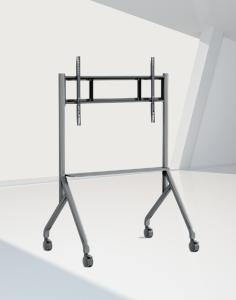 Wholesale IBoard 55-86 Inch Available Mobile TV Bracket Floor Stand TV Trolley Cart All-in-one Display with Wheels from china suppliers
