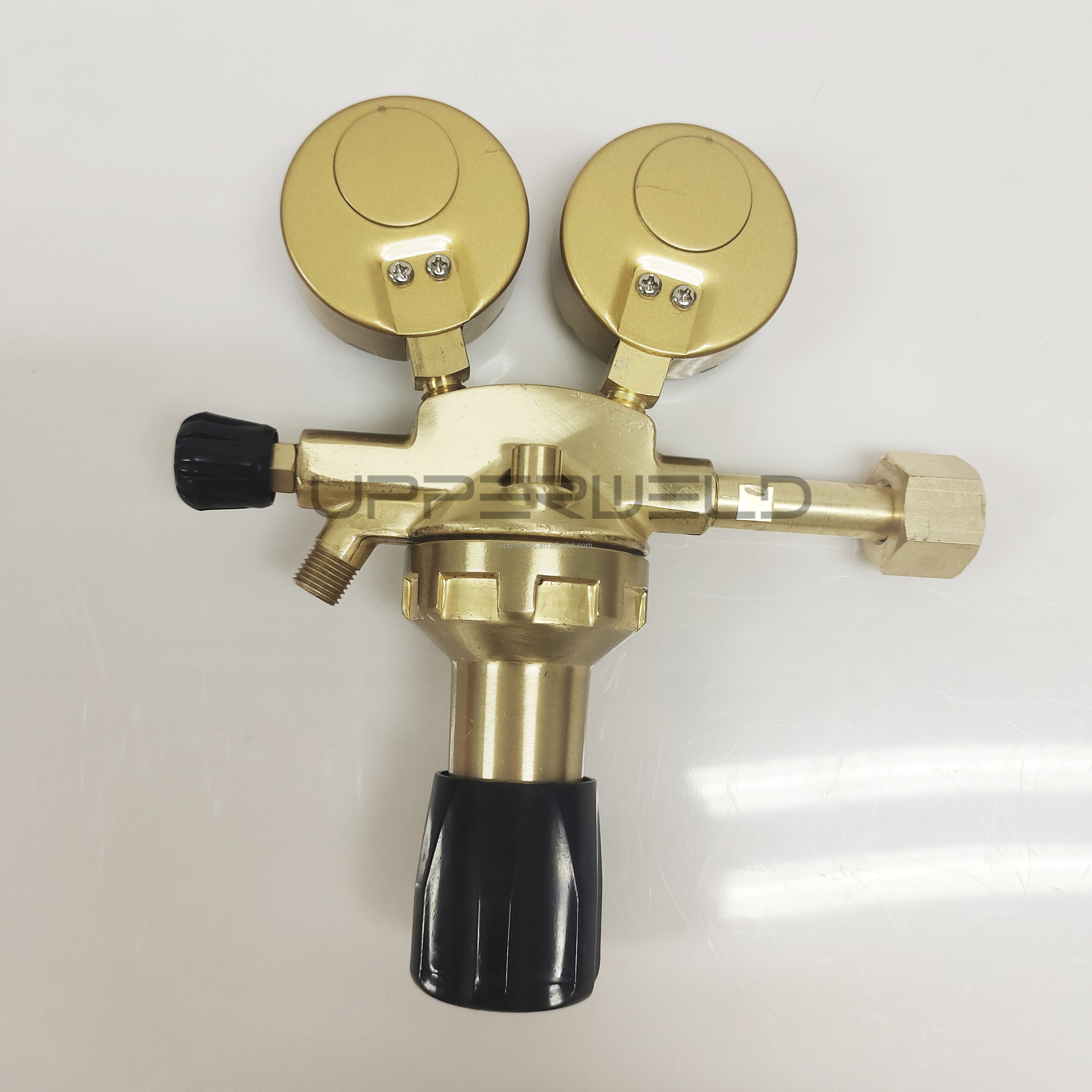Brass G3/4 Inlet Connector Thread Nitrogen Gas Regulator for Oxygen Nitrogen and CO2