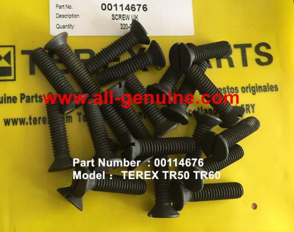 TEREX 00114676 SCREW NHL DUMP TRUCK TR35 TR50 TR60 TR100 3305B 3305F 3303 3307