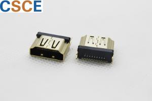 Wholesale Black Color HDMI Male To Female Connector Wire Soldering Splint Type Length 14mm from china suppliers